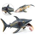 thumbnail image 2 of Juguete de tiburón Megalodon grande, habilidad práctica, a prueba de herrumbre, la mejor colección, Animal marino realista, figura de tiburón blanco para decoración kaili Sencillez, 2 of 5