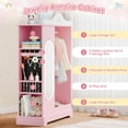 Xilingol Kids Armoire with a Jewelry Dress Up Closet with