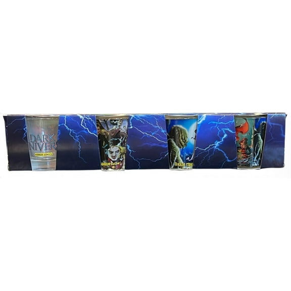 Universal Studios Dark Universe Epic Multi Character Shot Glass Set New With Tag