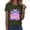 AG, variant on Women Rainbow Iridescent Ghosts Tshirt Halloween Multiple Holographic Ghost Graphic Short Sleeve Mustard Yellow Cute Spooky Tee Tops for Women Grey for Size M