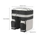thumbnail image 3 of Soidarity Bolsa para bicicleta resistente al desgaste, resistente al agua, alforja para bicicleta, cremalleras dobles sólidas, estante trasero, ciclismo Ciclismo negro rojo Soidarity OD029691-02, 3 of 6