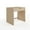 Light Natural Frame/Brushed Gold Hardware, variant on Martha Stewart Home Office Modular Single-Drawer Desk in Light Natural with Brushed Gold Hardware