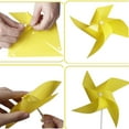 thumbnail image 3 of Tsocent 100 Pcs Pinwheels, Light Purple Color Toy Wind Spinners and Party Favors Gifts for Kids, Outdoor Decorational Pinwheels for Yard and Garden(Light Purple), 3 of 7