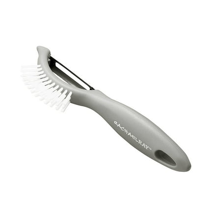 Potato Brush - Tools Veg-A-Peel 3-In-1 Tool, Sea Salt Gray, Veg-A-Peel is three handy tools in one: a potato peeler, eye picker, and veggie brush. By Rachael Ray