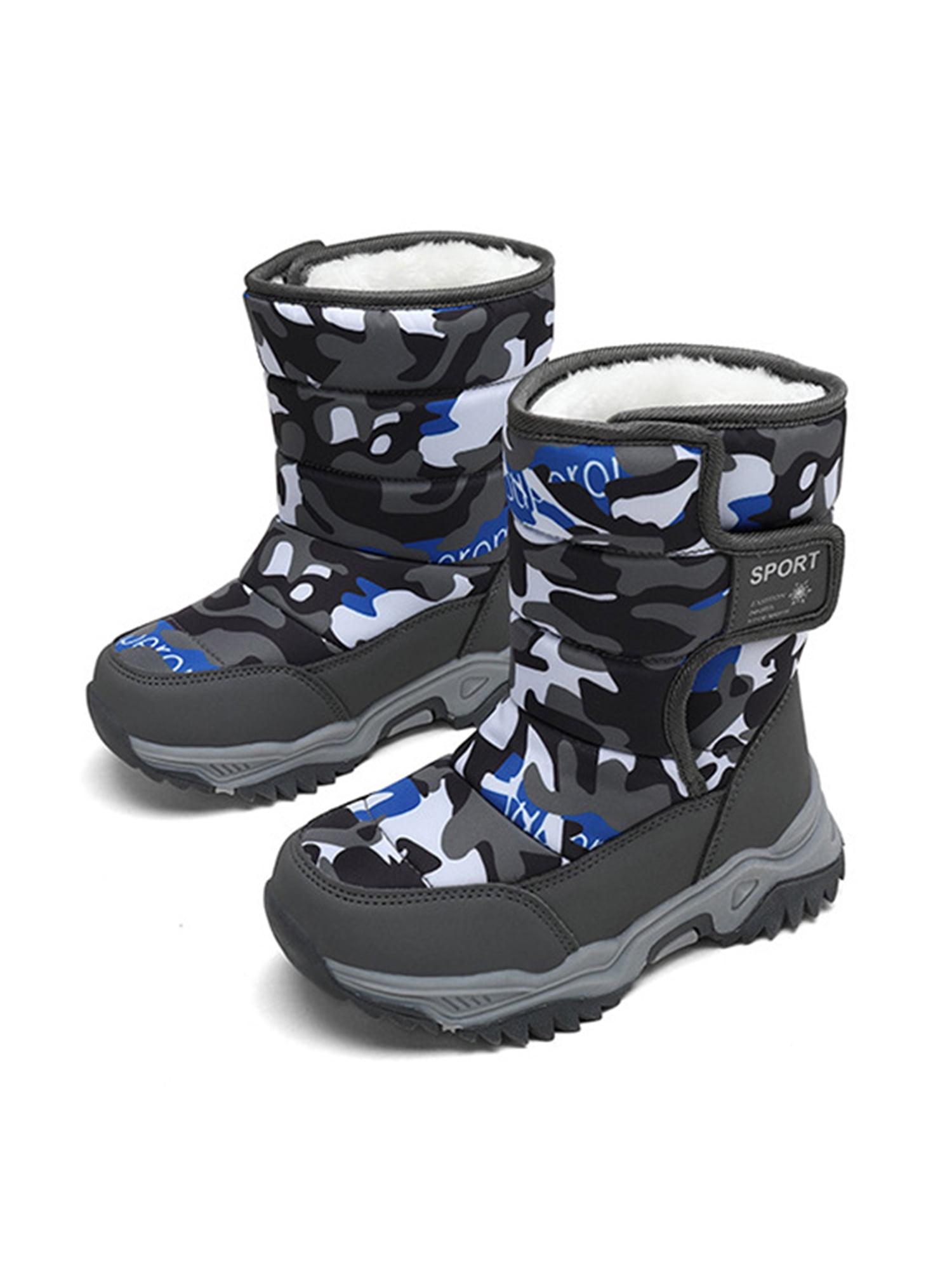 GUBARUN Boys Snow Boots Kids Hiking Boots Warm Shoes Slip Resistant Warterproof GUBARUN Boys Snow Boots Kids Hiking Boots Warm Shoes Slip Resistant Warterproof
