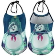 thumbnail image 6 of Stay Puft Ghostbusters Children's One-piece Swimwear Halterneck Swimsuit Summer Beach Girl's Bathing Suits Breathable Beachwear, 6 of 7