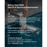 iGarden P230 Swim Jet System, 1100 GPM Inverter Counter Current Swimming System with 5 Wave Modes, Swim Jet Machine for Inground Pools, Training or Fun, Full Touchscreen, App Control