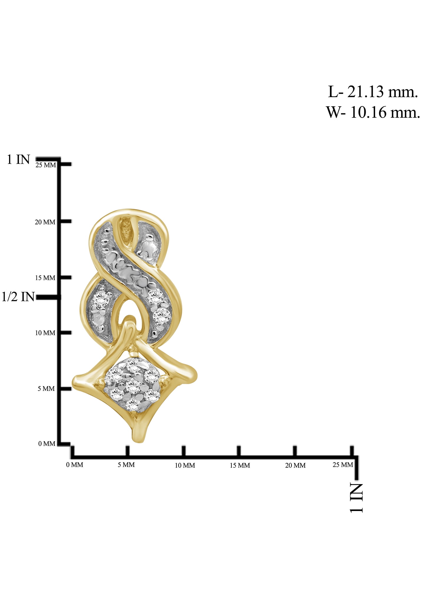 JewelersClub White Diamond Accent 14k Gold Over Silver 3-Piece Infinity Jewelry Set