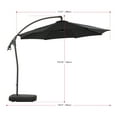 thumbnail image 5 of CorLiving 9.5 Ft Cantilever Patio Umbrella - Black Canopy & Aluminum Frame, 5 of 5