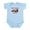 Sky Blue, variant on CafePress - Grandpa Is My Hero Firetruck Infant Bodysuit - Baby Light Bodysuit, Size Newborn - 24 Months