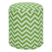 Majestic Home Goods Chevron Indoor Outdoor Ottoman Pouf