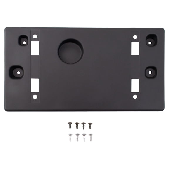 TRQ Front License Plate Bracket Black Fits 2017-2023 Alfa Romeo Giulia AR1068100