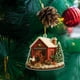 thumbnail image 4 of Chicken Farm Ornaments 2025 Wooden Chicken Coop Christmas Ornament For Lovers Farm Ornaments, 4 of 6