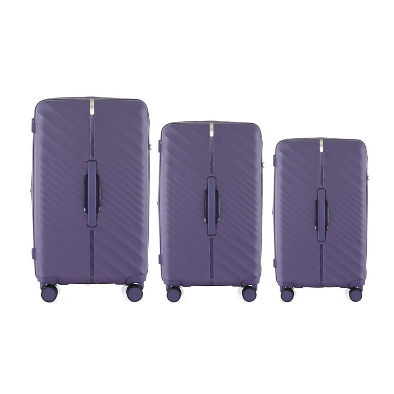 IZOD Gail Polycarbonate Luggage Set - 360-Degree Dual Spinning