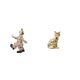thumbnail image 1 of Escultura de gato , figura artística, estatuilla de animal, adorno de escritorio único para comedor, vitrina, centro de mesa, regalo, decoración, 1 of 8