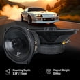 thumbnail image 4 of Altavoz para coche BLACK DIAMOND DIA-XT69, 6 x 9 pulgadas, 550 W, 4 ohmios, tweeter, 4 of 9