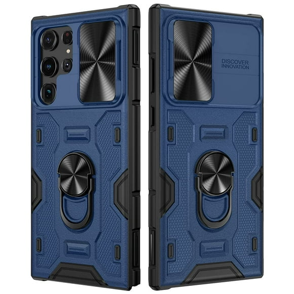 Funda VEGO compatible con el Galaxy S22 Ultra de 6.8 pulgadas 2022, color azul