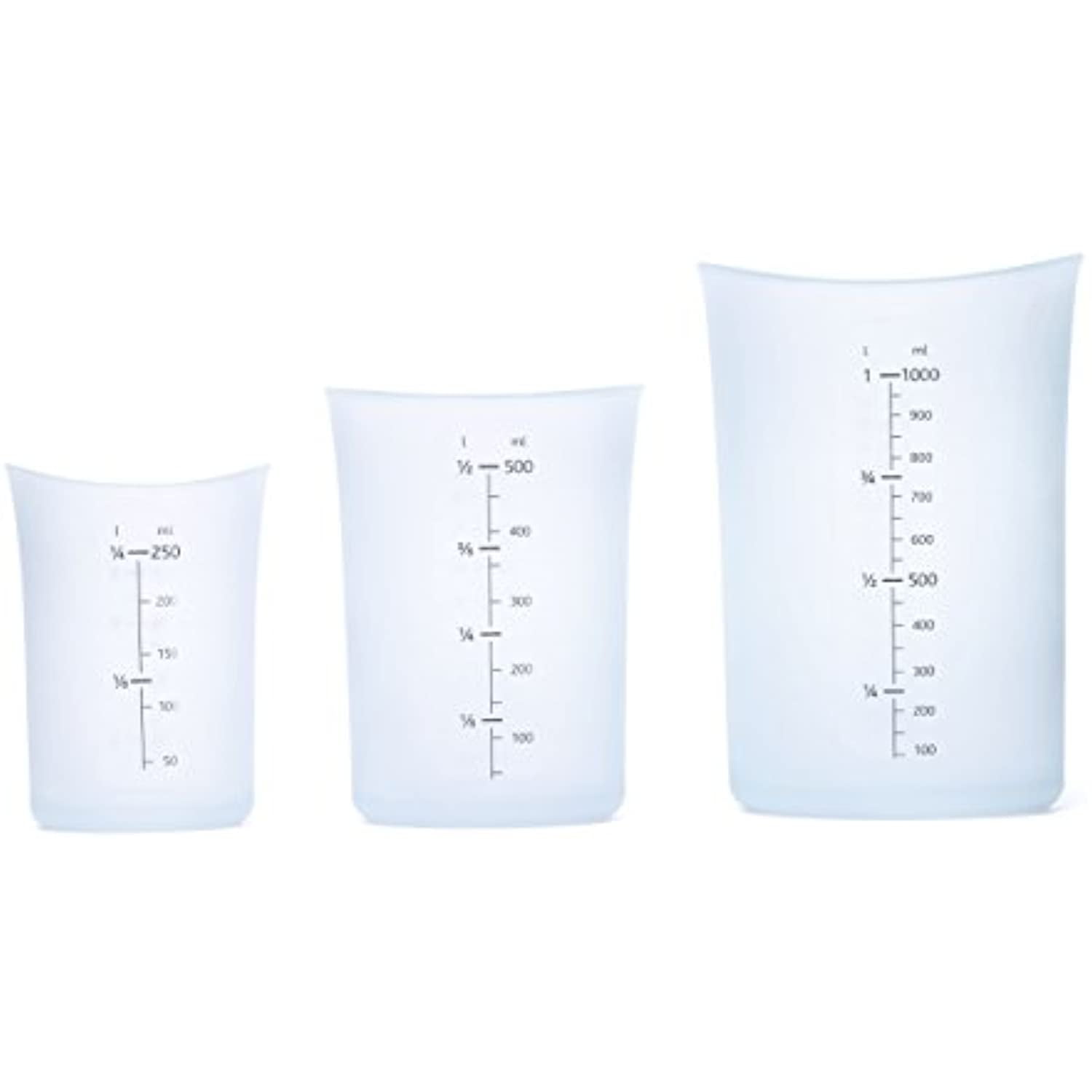 iSi Basics Silicone Flexible Clear Measuring Cup, 2 Ounce, 1 ea