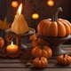 thumbnail image 5 of Velas Aromáticas con Forma de Calabaza | Velas de Té de Cera Naranja, Rosa y Amarillo | Mezcla de Parafina de Soja de Larga Duración | Decoración para El Hogar En Acción de Gracias | Iluminación Deco, 5 of 6