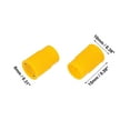 thumbnail image 4 of Motorforti Universal Tire Valve Stem Caps Plastic Yellow for Car Bike 16pcs, 4 of 6