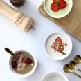 thumbnail image 3 of 4Pcs Ceramic Ramekins 4 oz Oven Safe Small Baking Bowls Set Stackable Creme Brulee Baking Cups Multipurpose Mini Bowls Small Souffle Dishes for Baking Pudding Serving Dip Custard, 3 of 9
