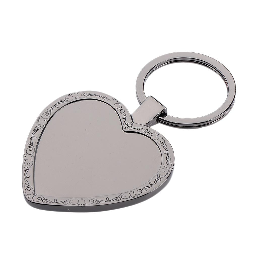 Xuanheng Classic Key Chain Business Keychain Key Creative Gift Photo Frame Key Black Black 4.7x4.9 Cm 1.85x1.93 Inch