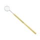 thumbnail image 1 of Espejo de pestañas redondo de 1 pieza de Unique Bargains, tono dorado de acero inoxidable, 1 of 5