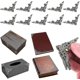 thumbnail image 4 of 24 protectores de esquinas metálicos para cajas de madera decoradas, álbumes de libros (bronce antiguo), 4 of 5