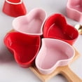 thumbnail image 4 of Qeeadeea Heart Shaped Ramekins 4 Oz Oven Safe, Creme Brulee Ramekins, Souffle Cups, Souffle Dishes For Oven-red-Set of 2, 4 of 6