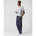 thumbnail image 7 of NY Threads Mens Flannel Pajama Pants with Pockets Soft Cotton Sleepwear Lounge PJ Bottoms, XX-Large, Black/Navy, 7 of 7
