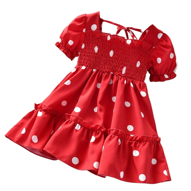 Polka dot shop dress girls