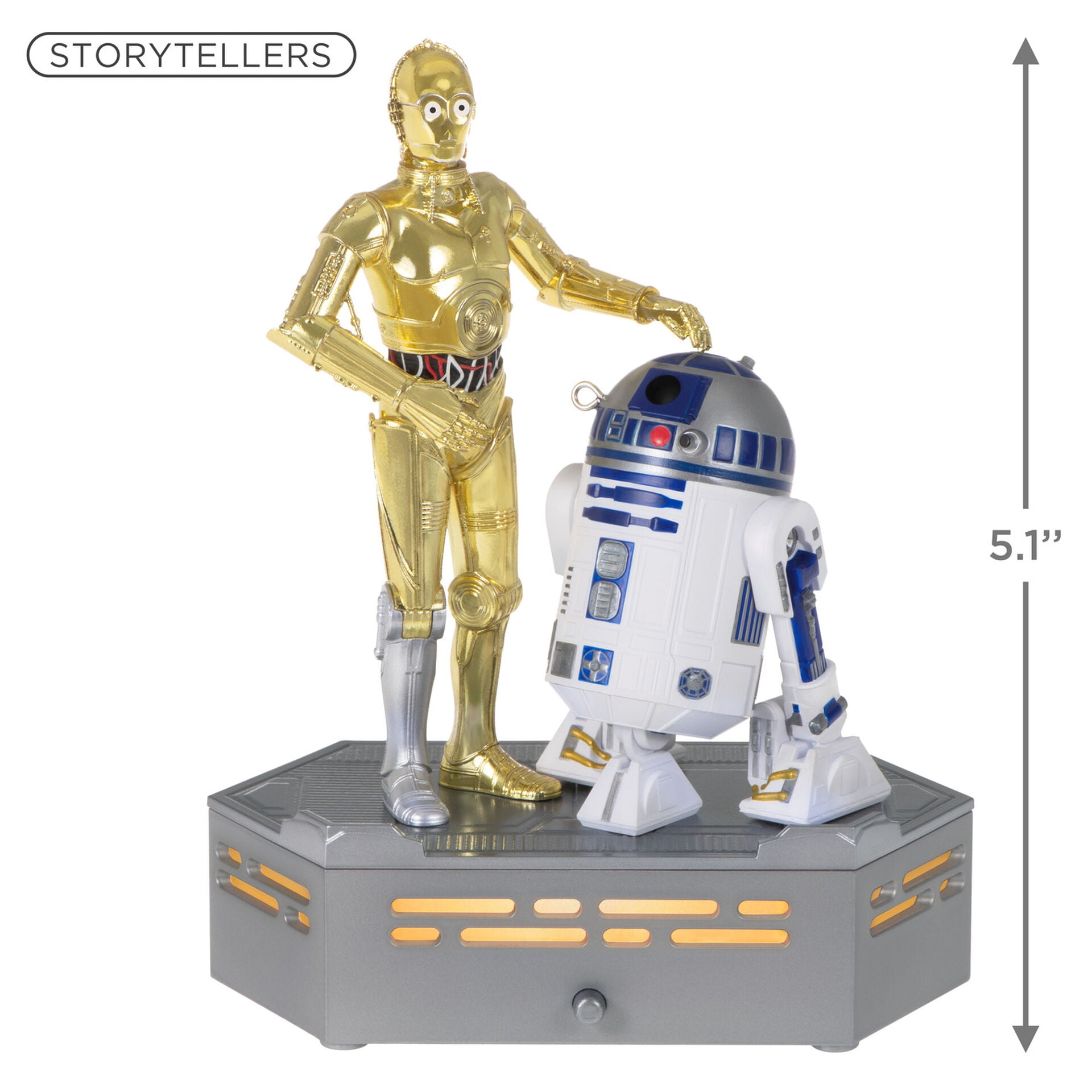 Hallmark QXI7335 Star Wars: A New Hope Collection C-3PO and R2-D2