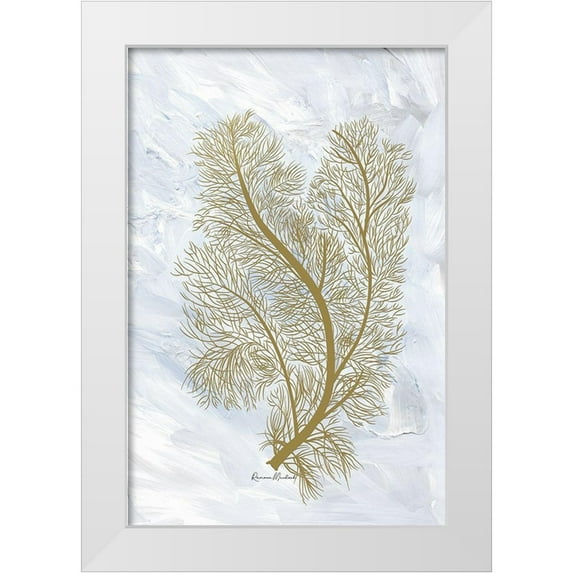 Murdock, Ramona 13x18 White Modern Wood Framed Museum Art Print Titled - Feathery Sea Fern I