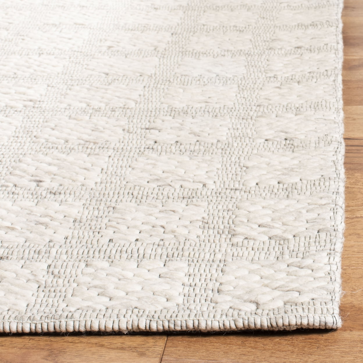 SAFAVIEH Marbella David Geometric Squares Area Rug, Beige, 8' x 10'