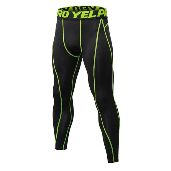 Mens Four Seasons Simple Exercise Tight Fitness Running Stretch Basketball Base Training Compression Pants Fitness Pants Pants