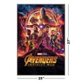 thumbnail image 3 of Avengers: Infinity War - Framed Movie Poster (Regular Style) (Size: 25" X 37") (Brushed Champagne Aluminum Frame), 3 of 6