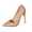 Khaki, variant on Pink Women'S High Heels Pumps Pointed Toe Stiletto Heels 4.33 Inch Dress Shoes Slip-On Retro Office Career Shoes For Women Casual Versatile Pu
