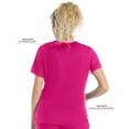 thumbnail image 2 of Landau ProFlex Tailored Fit Comfort Stretch 3-Pocket Scrub Top for Women 4160, 2 of 5