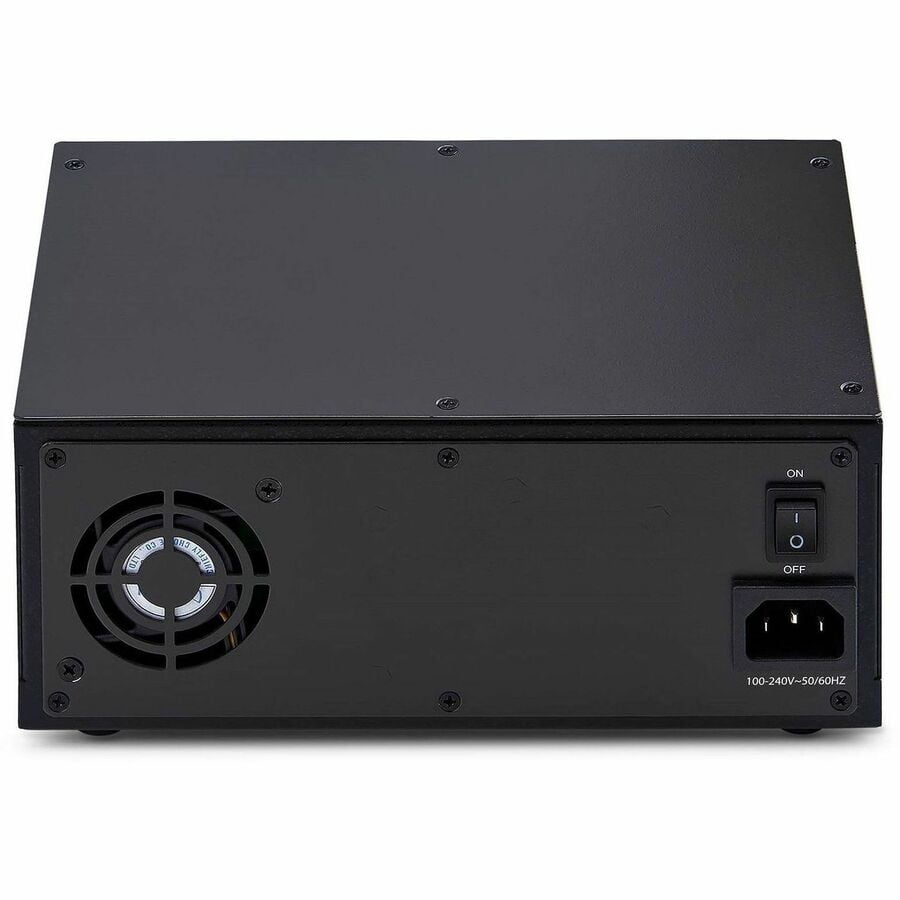StarTech 7-Slot Unmanaged Media Converter Chassis, 10in Rackmount for MCM Media Converter Series, Active Cooling, TAA Compliant