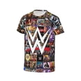 thumbnail image 3 of W-W-E T Shirts, 3D Print Cartoon Graphics T Shirt, Youth Crewneck T-Shirt, Unisex Short Sleeve Top Tees Age 4-16 Years, 3 of 9