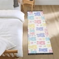 thumbnail image 3 of Yayeee Runner Rug for Bedroom 2'x6' Machine Washable Hallway Non Slip Mat, Colorful Gummy Bears Pattern, 3 of 8