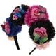 thumbnail image 4 of KAKOWELY Tocado de flores para el Día de los Muertos, corona de flores, diadema de flores para festivales, 4 of 4