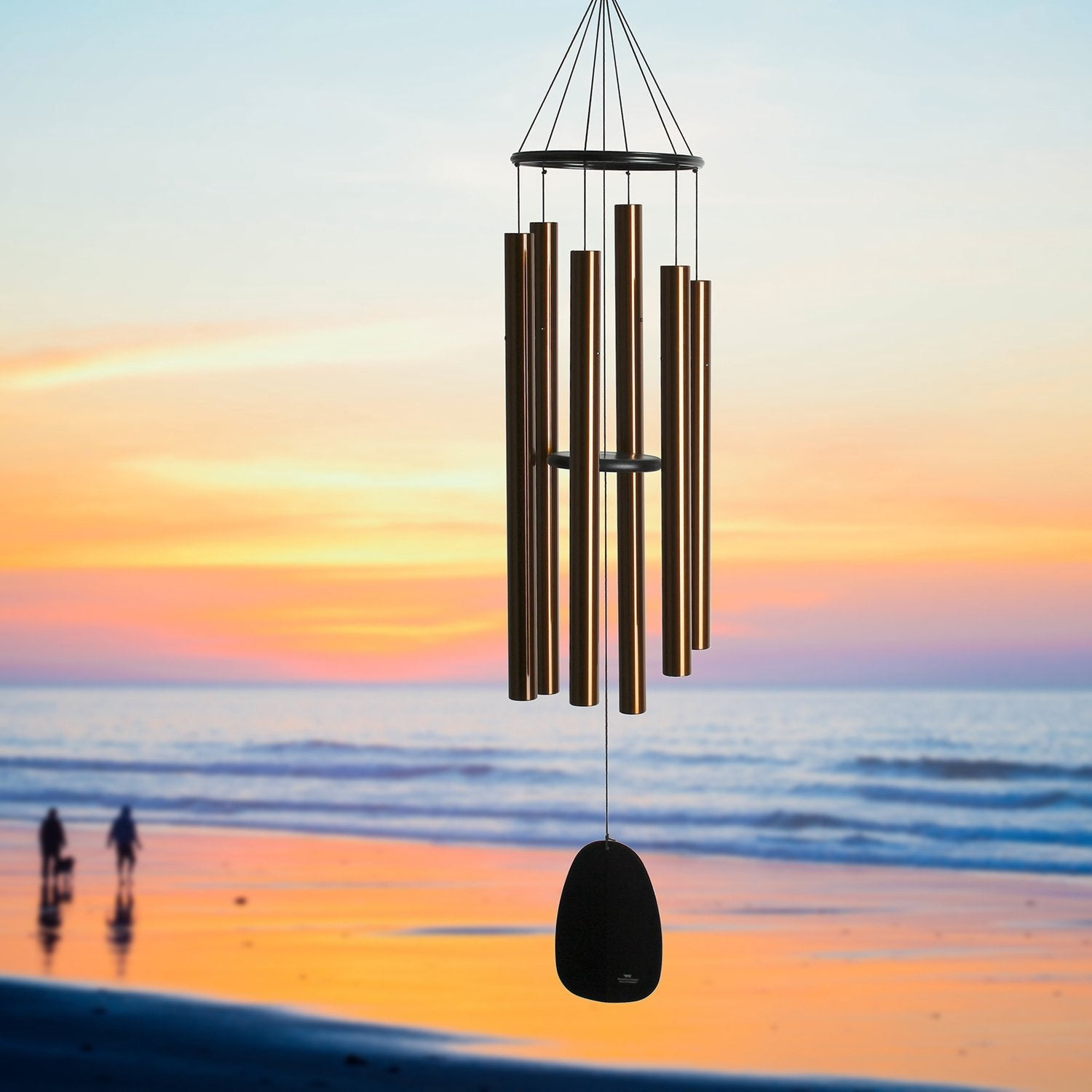 Woodstock Windchimes Bells of Paradise Bronze 68", Wind Chimes For Outside, Wind Chimes For Garden, Patio, and Outdoor Décor, 68"L