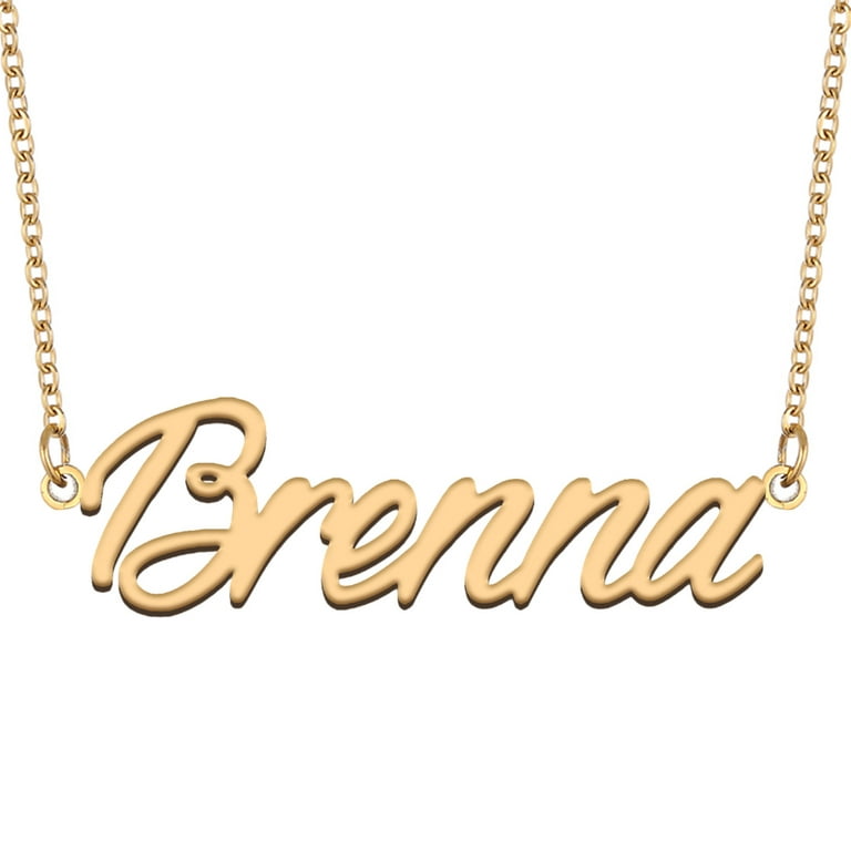 Initial Tag Necklace — Everli Jewelry