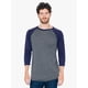 thumbnail image 1 of Camisetas American Apparel HTH BLK/ NAVY 2XL American Apparel BB453W, 1 of 1