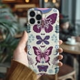 thumbnail image 3 of Phone Cases Cover, Mystic Butterfly Phone Case – Boho Floral Moon Design Cover Cases for iPhone 16 Pro Max, 16 Plus, 15, 14, 13, 12, 11, X, Samsung Galaxy S25, S24, S23, S22, 3 of 4
