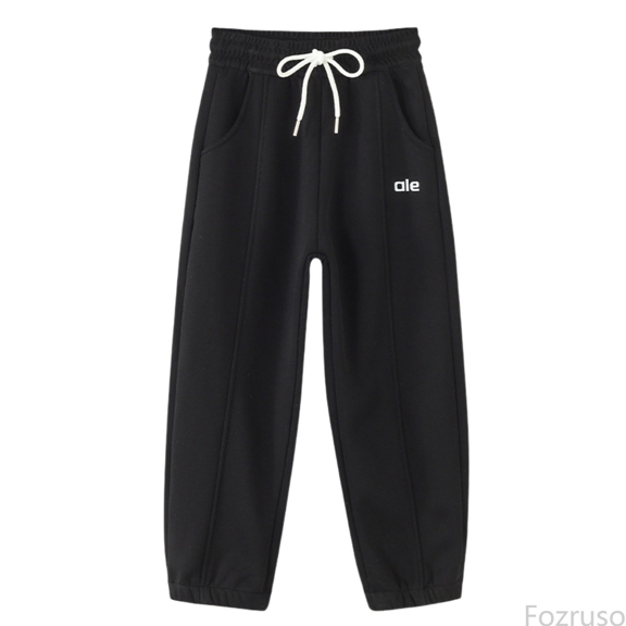 Fozruso Girls School Uniform Pants Stylish Girls Casual Pants For Fall And Winter Loose Fit Stretchy Sweatpants For Kids Thickened Fleece Lined Comfortable Joggers For Older Sizes 4-5 Years