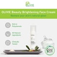 thumbnail image 2 of Organic Polyphenol Dark Spot Diminisher Face Cream for Women and Men by OLIVIE Beauty | Made in France | 40 mL, 2 of 6