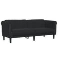 thumbnail image 2 of vidaXL 2 Piece Sofa Set Black Velvet, 2 of 5