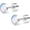 Multi Green, variant on Titanium Flatback Earrings for Women Fire and Snow Stud Earrings Flat Back Women Earrings Hypoallergenic Cartilage Flatback Earring Tragus Helix Tragus Conch Piercing 3mm-5mm